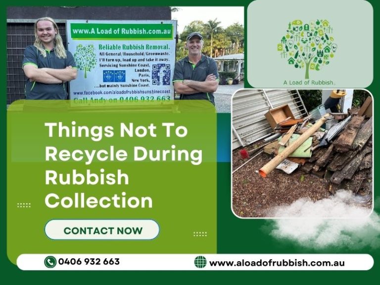 Things Not To Recycle During Rubbish Collection On Sunshine Coast