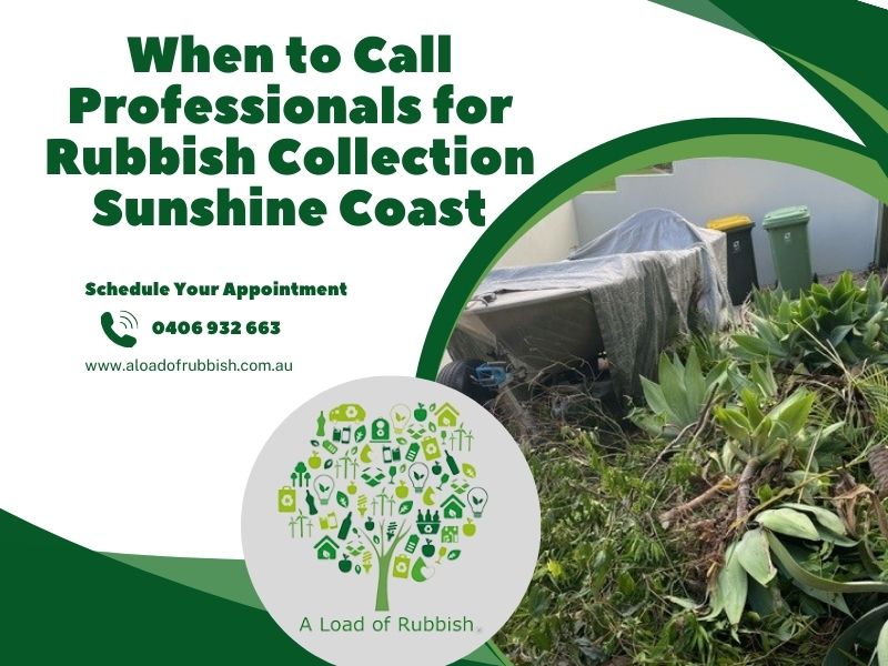 When To Call Professionals For Rubbish Collection Sunshine Coast